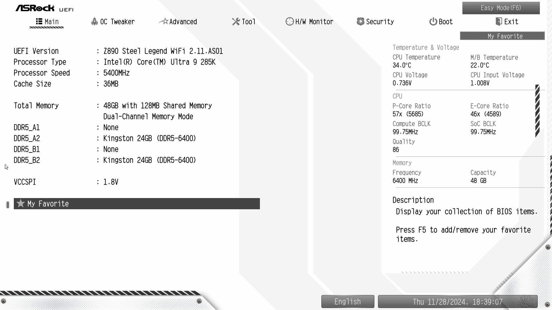 ASRock Z890 Steel Legend WiFi 3